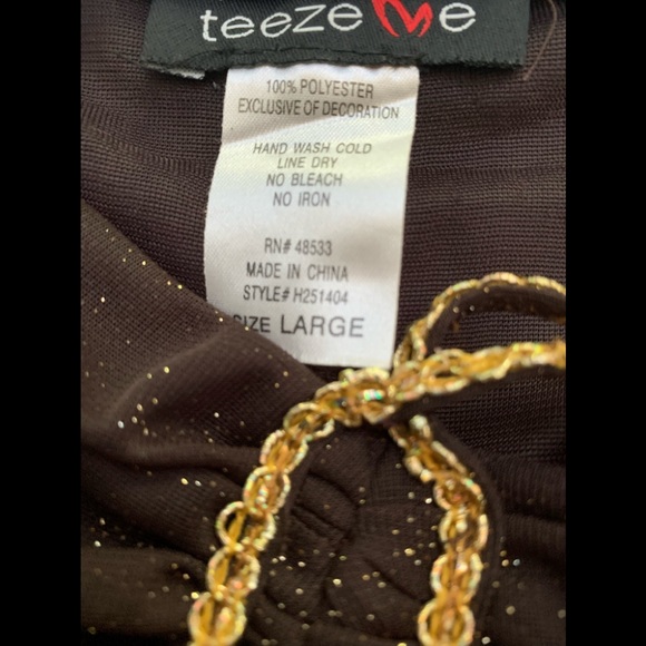 Dress Teeze Me size L color Brown - Picture 3 of 3